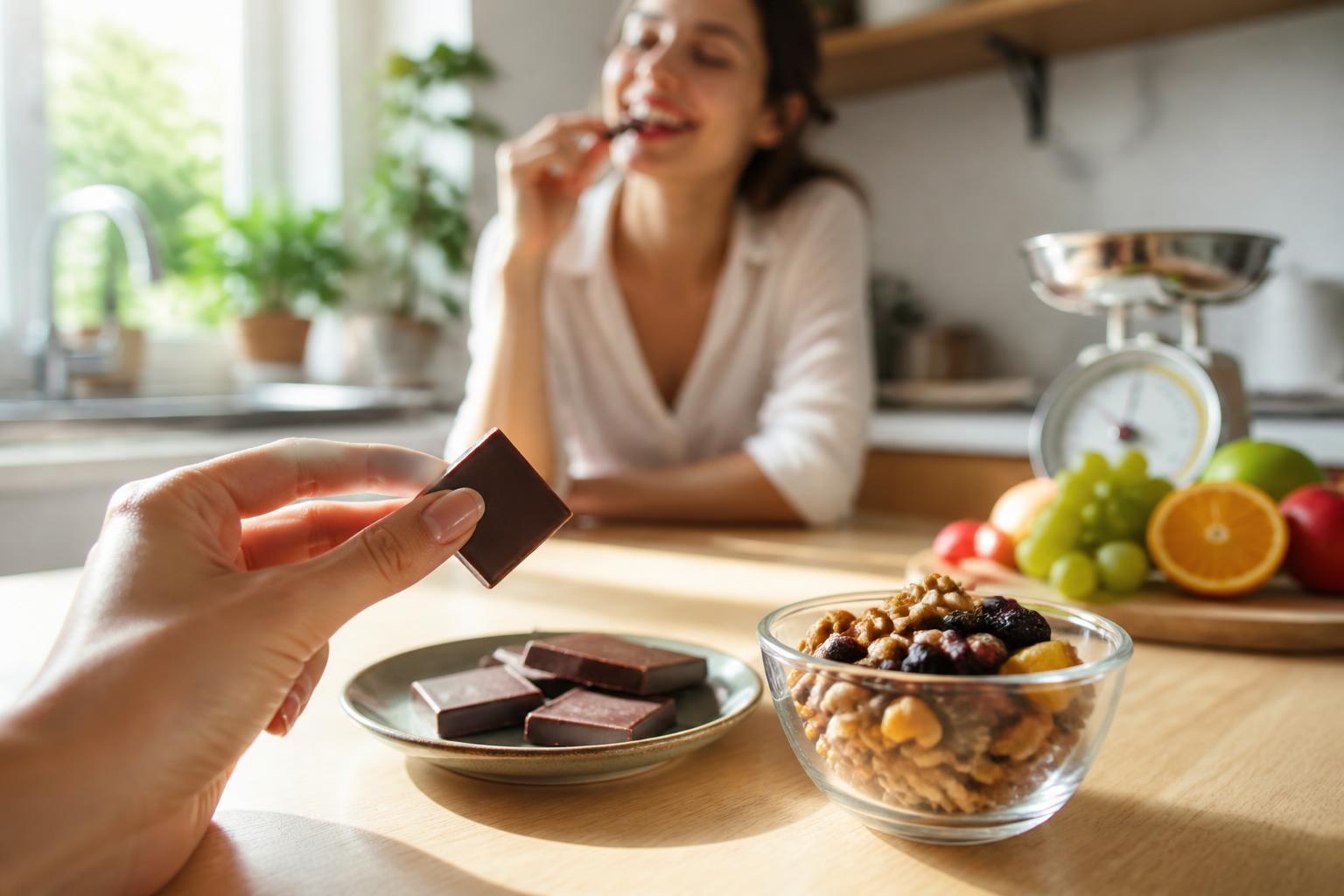 découvrez comment choisir le chocolat noir adapté à votre bien-être en maîtrisant ses calories et en alliant plaisir et santé.