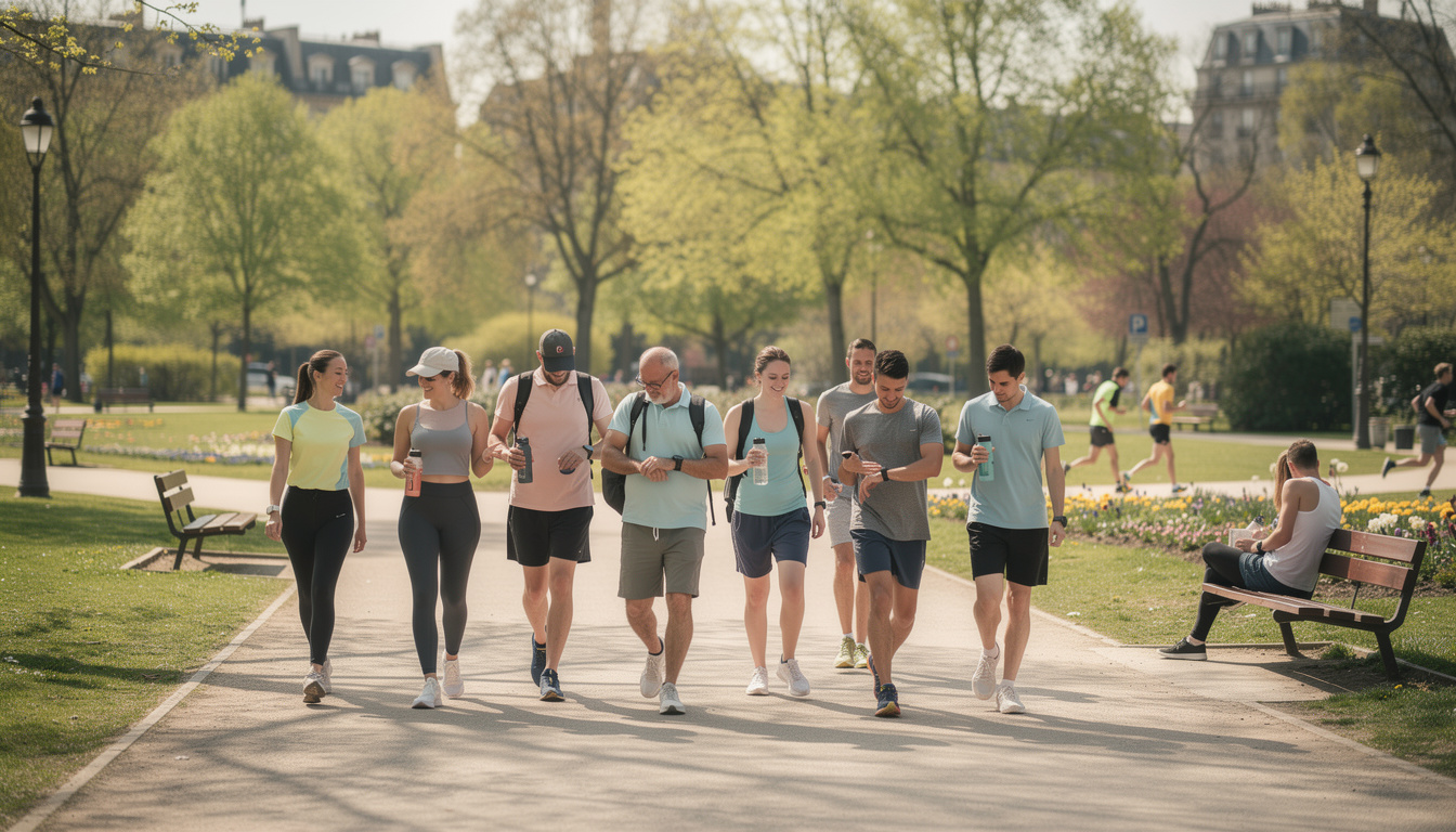 convertissez facilement 18 000 pas en kilomètres et suivez l'évolution de vos marches pour mieux gérer votre activité physique au quotidien.