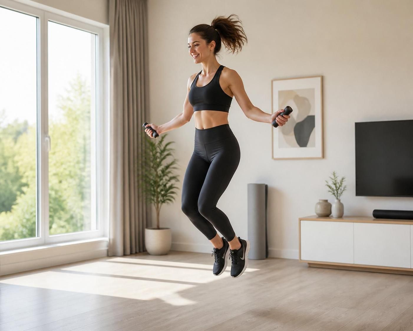 découvrez la corde à sauter sans corde, l’astuce fitness moderne idéale pour s’entraîner partout, améliorer votre cardio et rester en forme facilement.