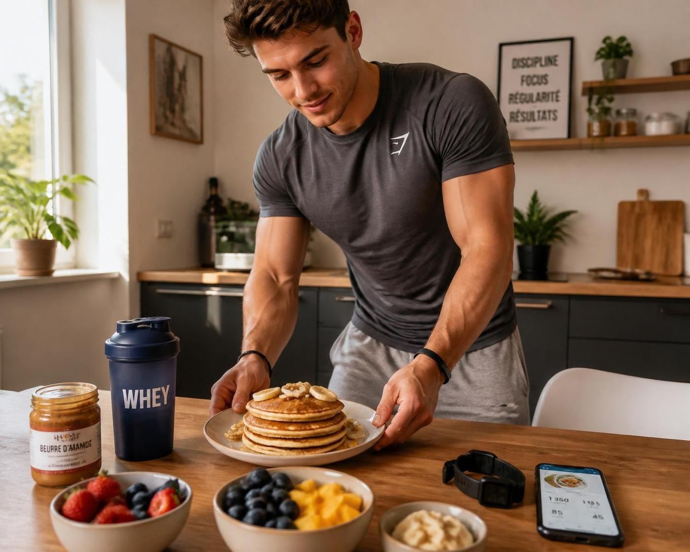 découvrez comment préparer rapidement des pancakes protéinés délicieux et pleins d'énergie, parfaits pour un petit-déjeuner sain et gourmand.
