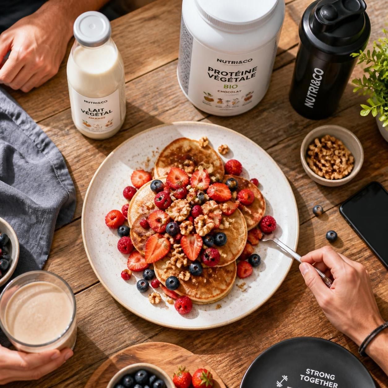 découvrez comment préparer rapidement des pancakes protéinés délicieux et pleins d'énergie pour bien démarrer votre journée.