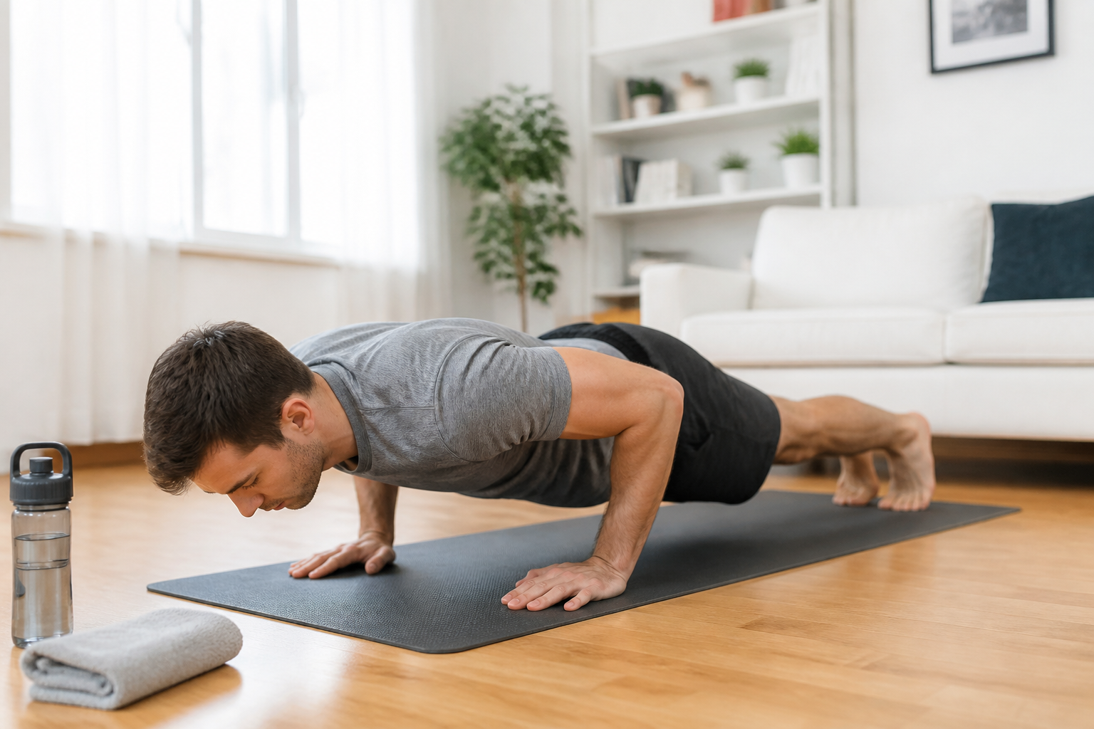 Un programme complet au poids de corps pour se muscler sans salle