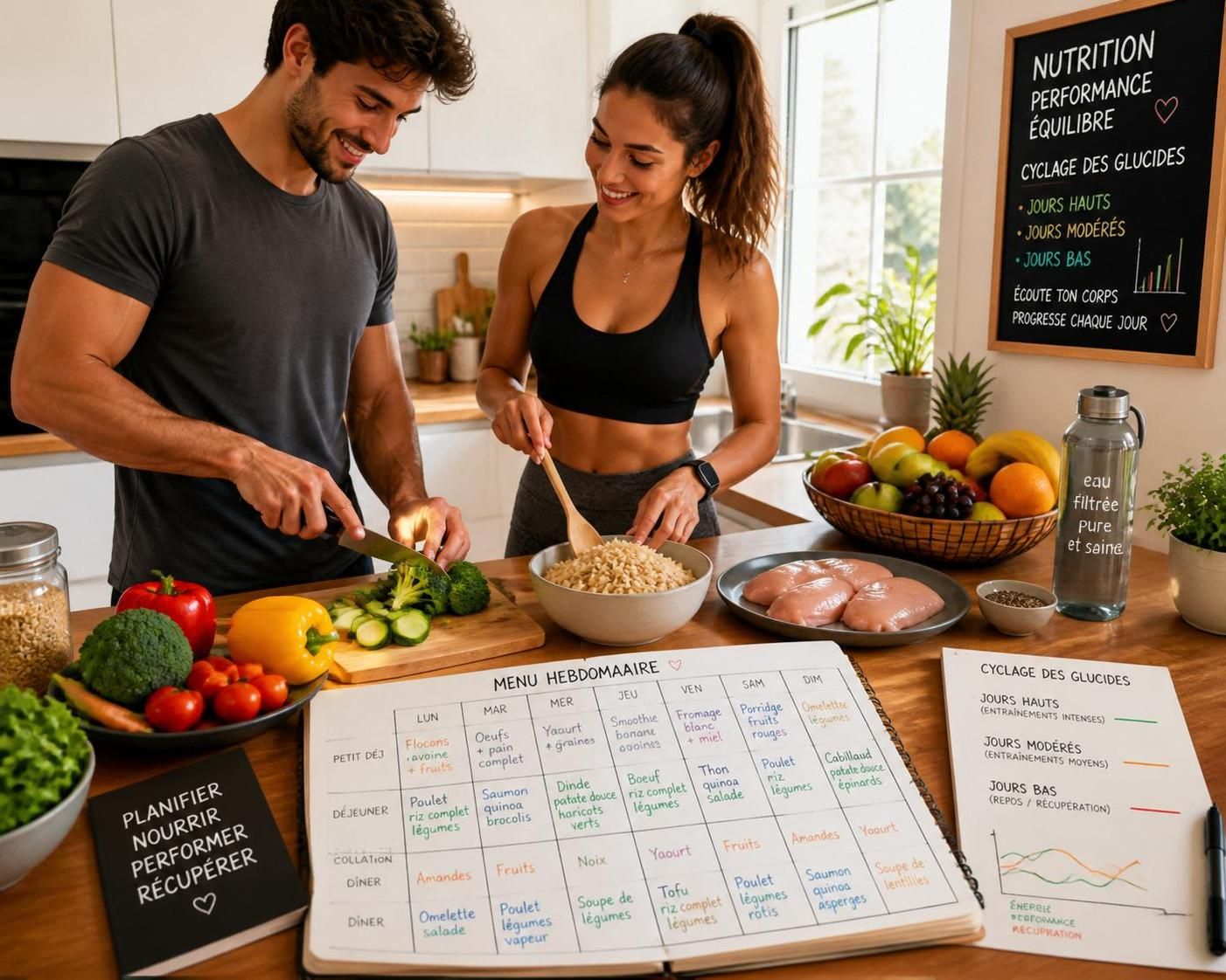 découvrez notre menu de cyclage des glucides avec un plan alimentaire hebdomadaire détaillé et des astuces d'experts pour maximiser vos performances et optimiser vos résultats santé.