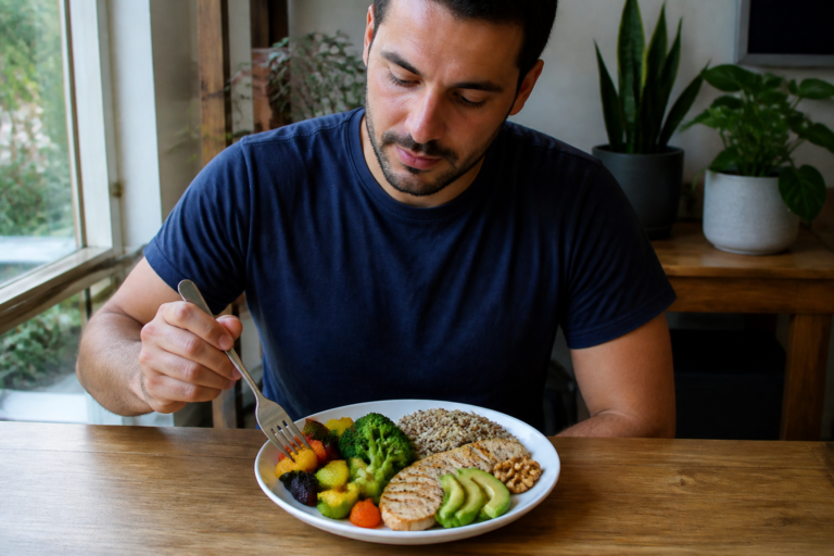 Repas musculation : composer une assiette efficace sans compter chaque calorie