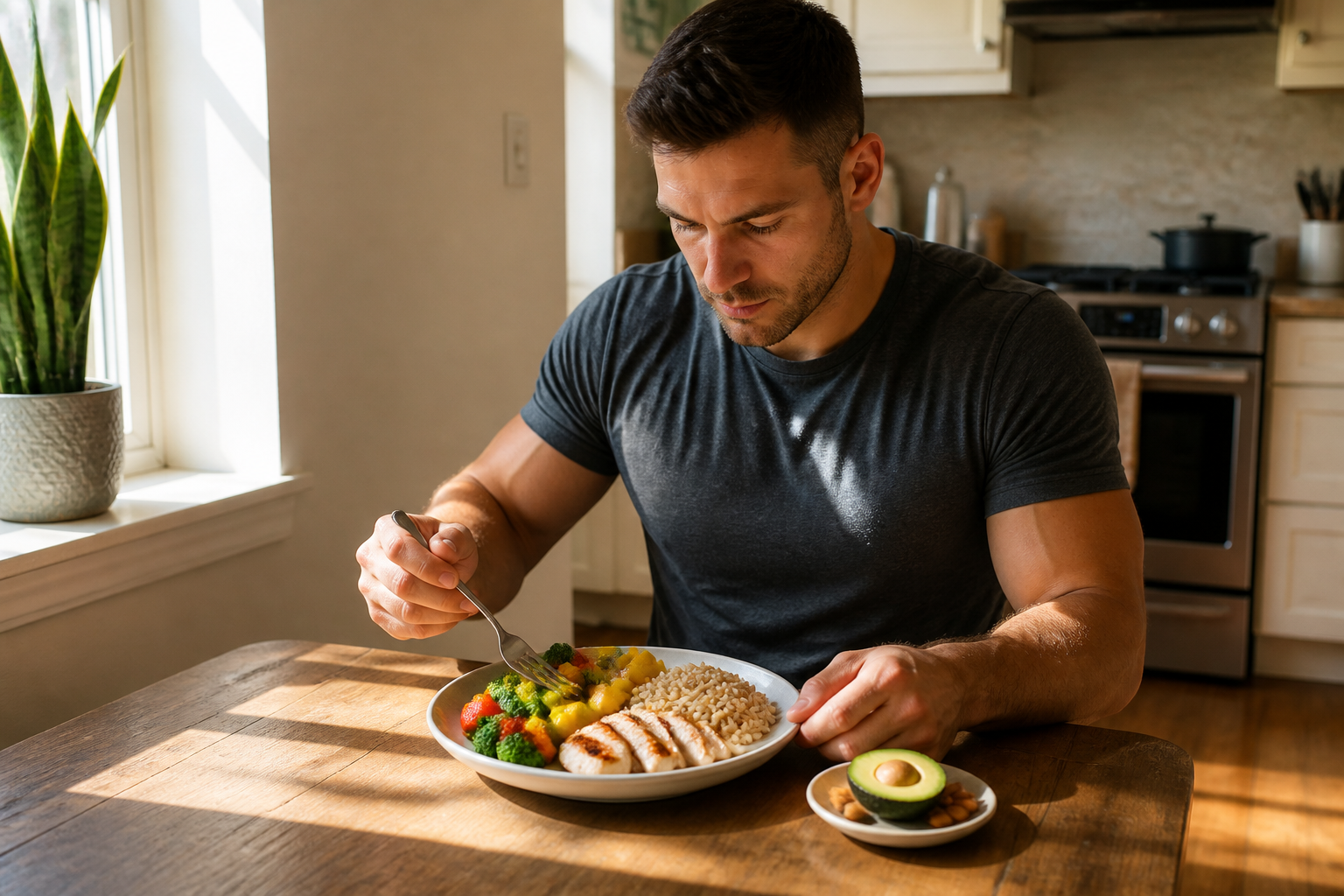 Repas musculation : composer une assiette efficace sans compter chaque calorie