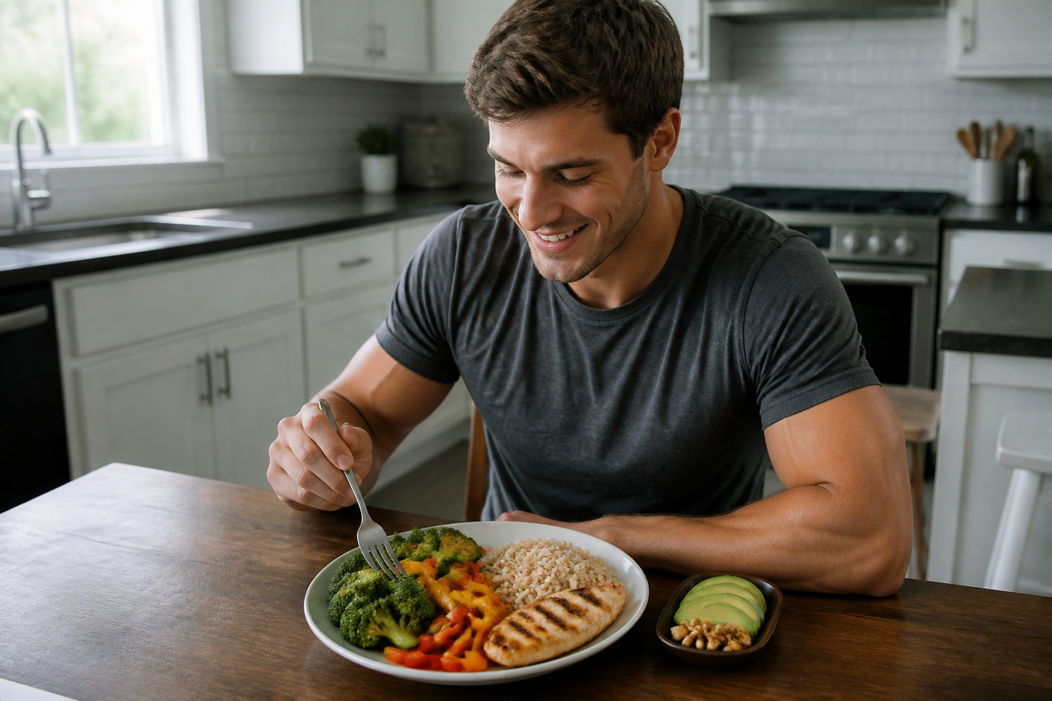 Repas musculation : composer une assiette efficace sans compter chaque calorie
