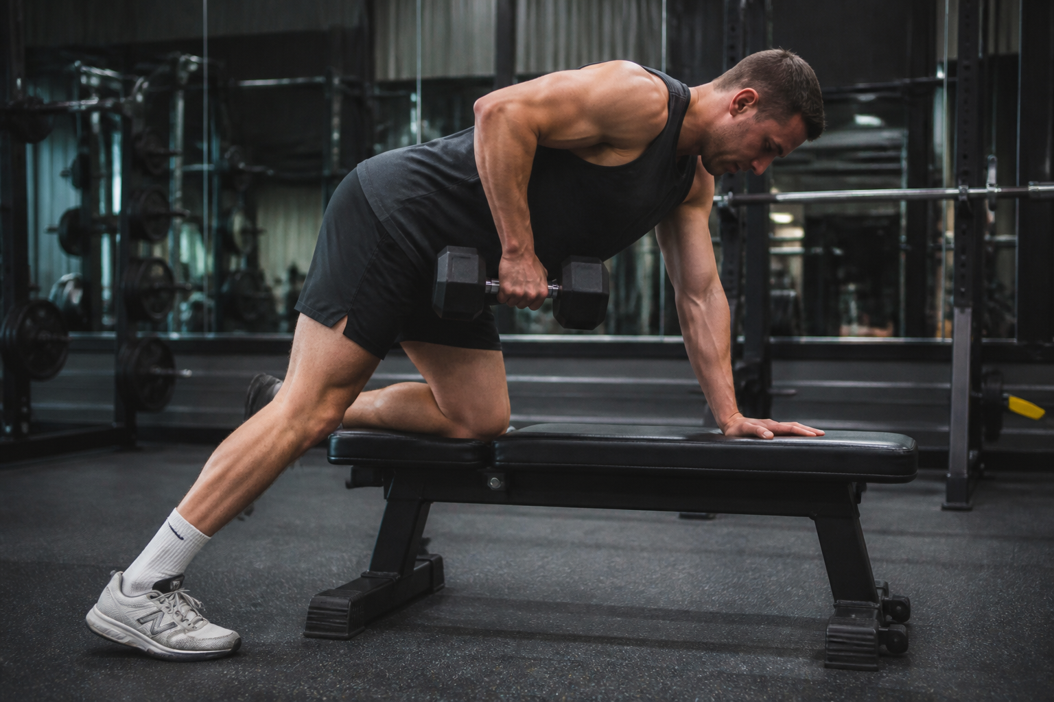 Rowing haltère : technique parfaite pour muscler le dos sans tricher