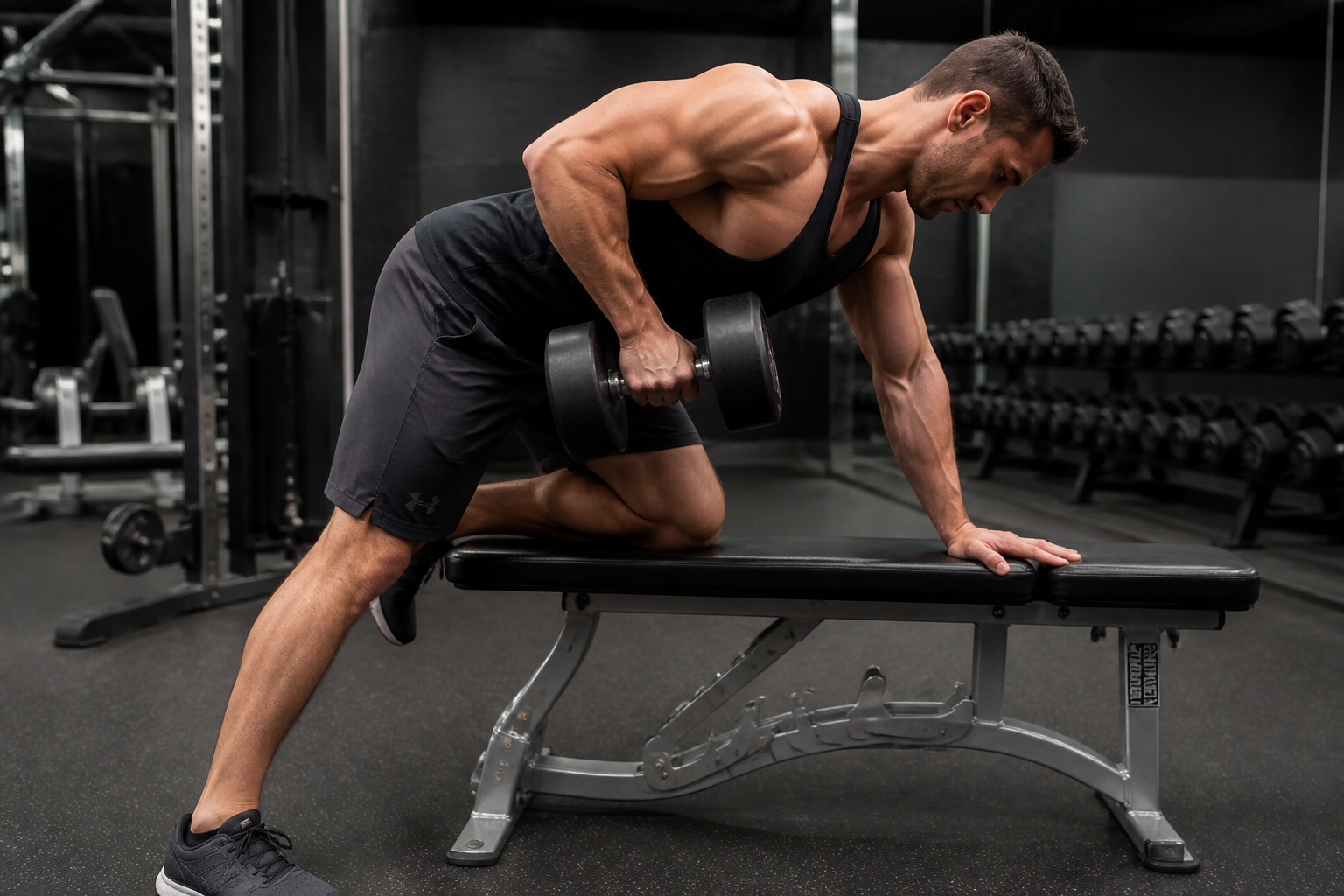 Rowing haltère : technique parfaite pour muscler le dos sans tricher